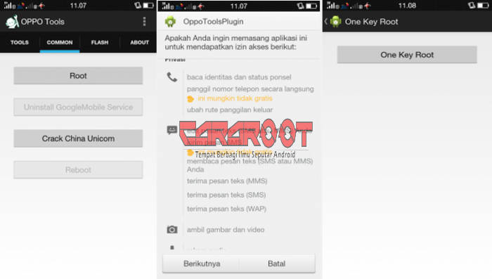 Cara Root HP Oppo Via Oppo Tools