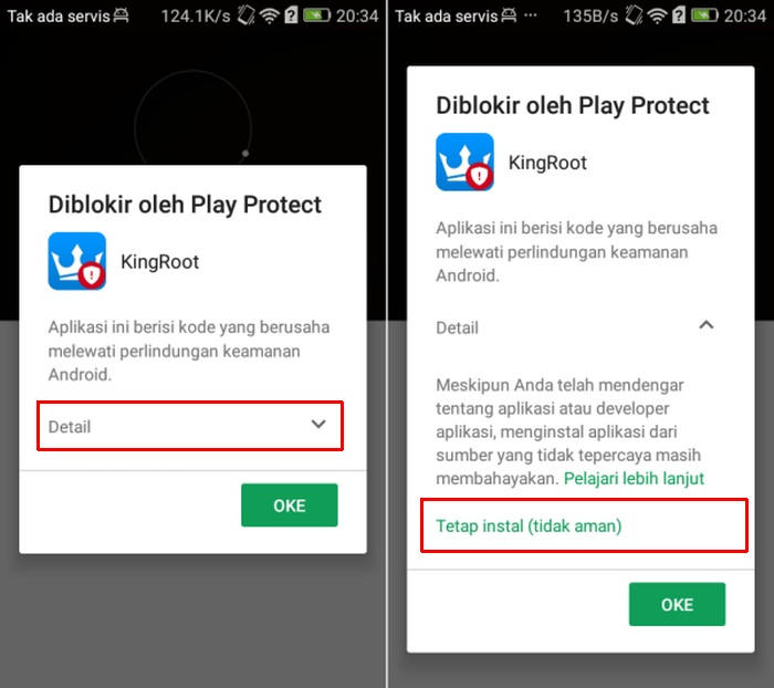 kingroot tidak terblokir