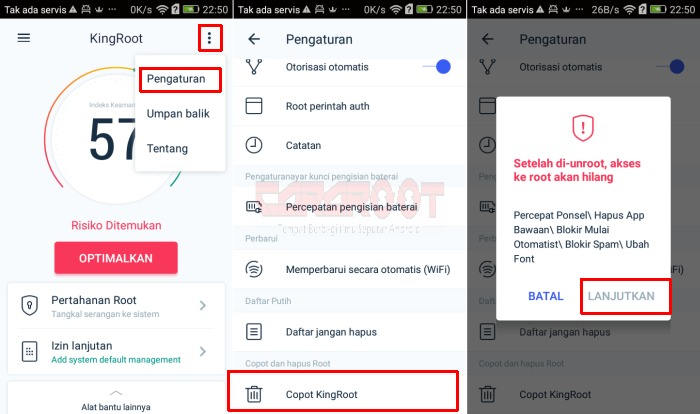 Cara Unroot Kingroot Pada Lenovo A1000