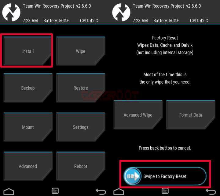 wipe twrp andromax c3