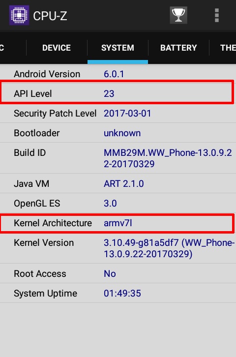 CPU-Z Info Hardware