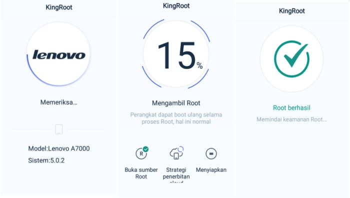 Cara Root Lenovo A7000 via Kingroot