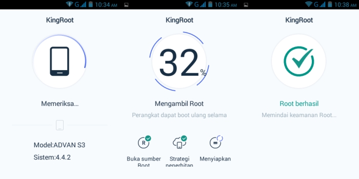 Root Advan Vandroid S7 cSukses