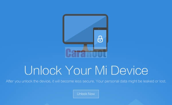 Request Unlock Bootloader Xiaomi