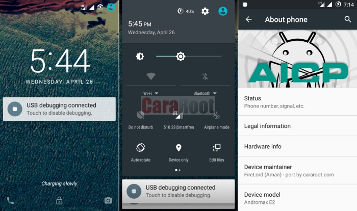 Gambar ROM AICP 11 Marshmallow Andromax A (Support VOLTE) 1