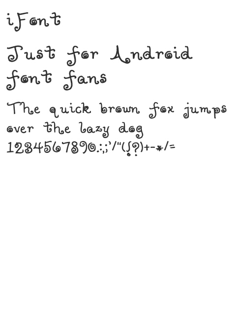 Lollipop Font For Vivo