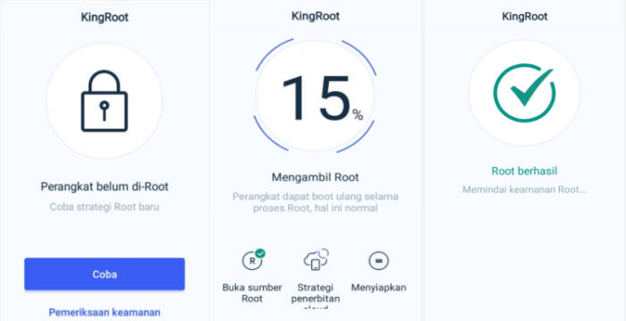 Proses Root Menggunakan Kingroot