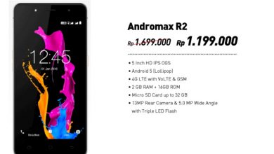 Photo of Andromax R2 dengan Spesifikasi RAM 2 GB di Jual dengan Harga Murah