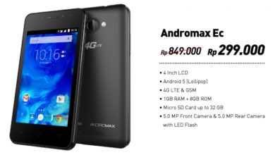 Photo of Promo 2017 Andromax Ec Spesifikasi 4G, RAM 1GB Harga 300 Ribu