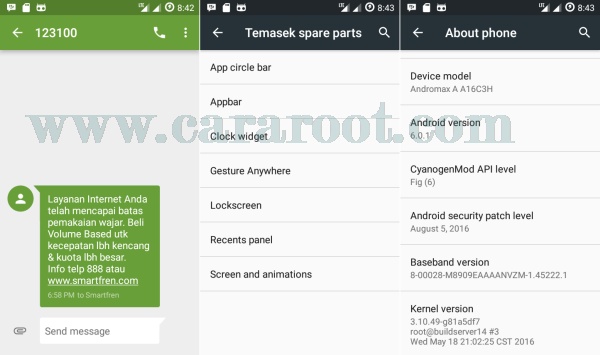 Custom ROM CyanogenMod 13 Andromax A