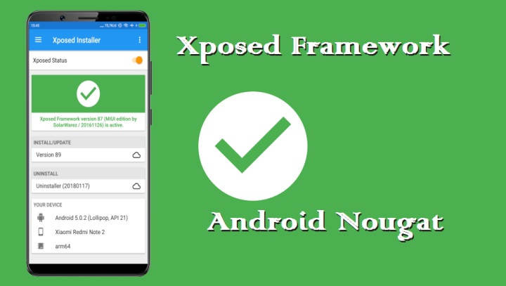 Cara Install Xposed Framework Di Android Nougat