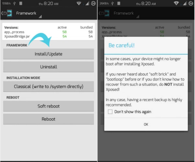 xposed framework kitkat dan jellybean