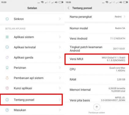 Developer Option Redmi 4A