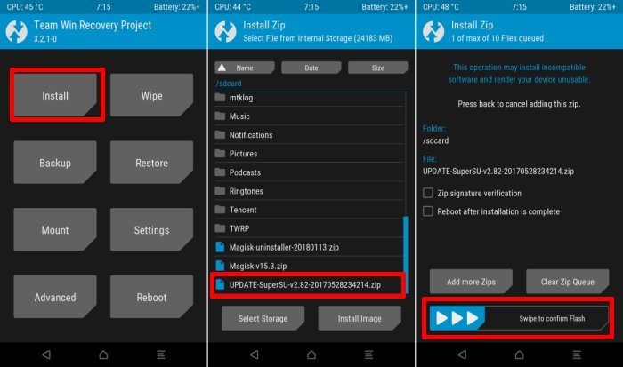 Cara Root Redmi 5A SuperSU via TWRP