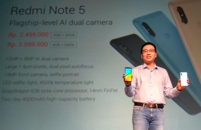 Gambar Baru Rilis! Harga dan Spesifikasi Xiaomi Redmi Note 5 Dual Kamera 1