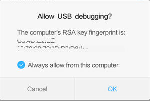 Cara UBL / Unlock Bootloader Xiaomi Redmi 5A 5 Notifikasi RSA Key Fingerprint Xiaomi 5A
