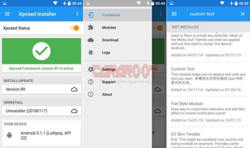 Gambar Cara Instal Xposed Framework di Lenovo A6000 Lollipop 1