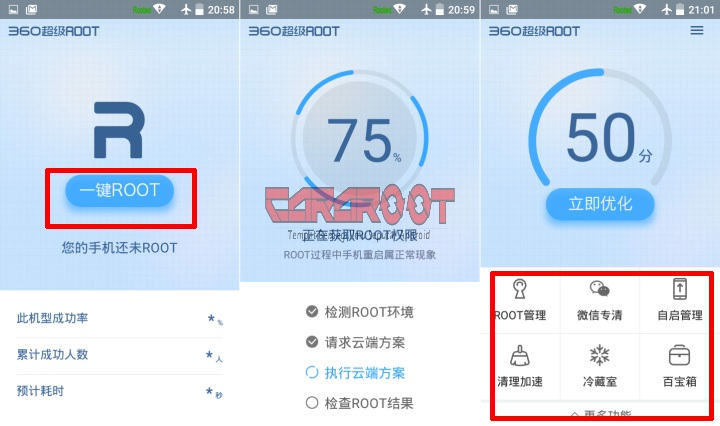 Root Dengan 360 Root Berhasil