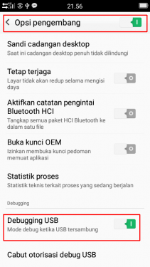 USB Debugging OPPO