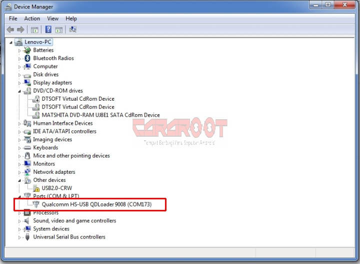 Gambar File EDL (Emergency Download Mode) Andromax A, E2, C3, G2, Q 1