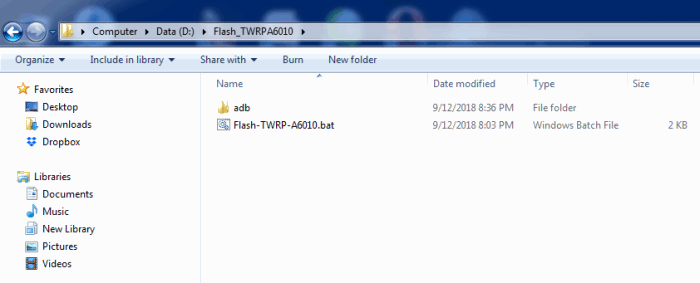 Gambar Flash TWRP Lenovo A6010 Via Fastboot (PC) 1