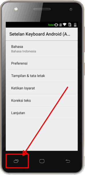 Tombol Recent App Andromax A