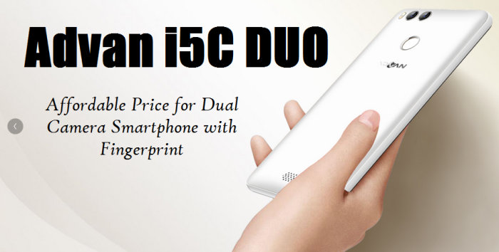 Gambar Advan i5C Duo Dual Kamera dengan Fingerprint 1