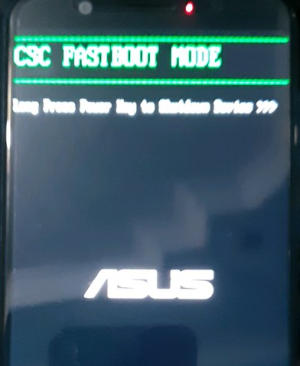 CSC Fastboot Mode Asus