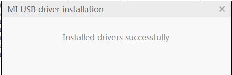 Installed Drivers Successfully