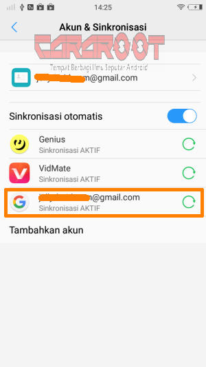 akun sinkronisasi vivo