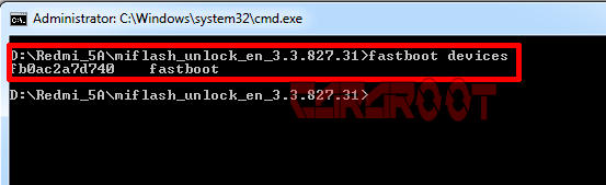 Command Fastboot Device