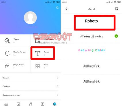 Mengembalikan Font Bawaan Xiaomi