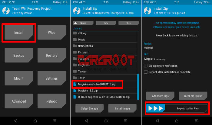 Cara Unroot Magisk Uninstaller