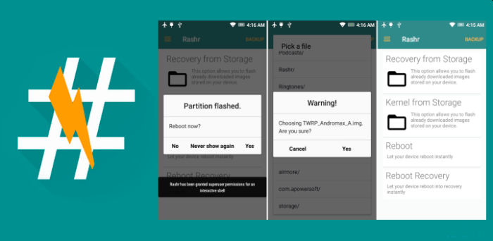 Photo of Cara Menggunakan Rashr Untuk Pasang TWRP, Backup Dan Restore