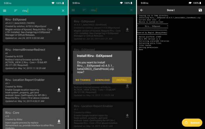 Cara Pasang Xposed Framework Android 10 / Pie / Oreo