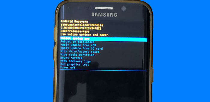 Cara Reset Samsung via Recovery