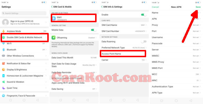 Cara Setting APN Realme