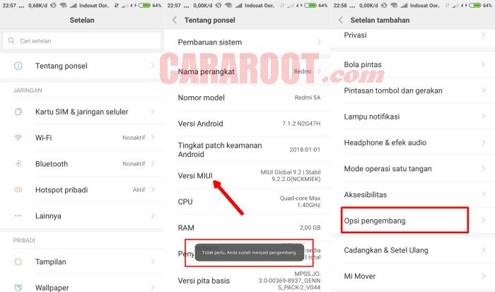 Cara Mengaktifkan USB Debugging Dan OEM Unlock