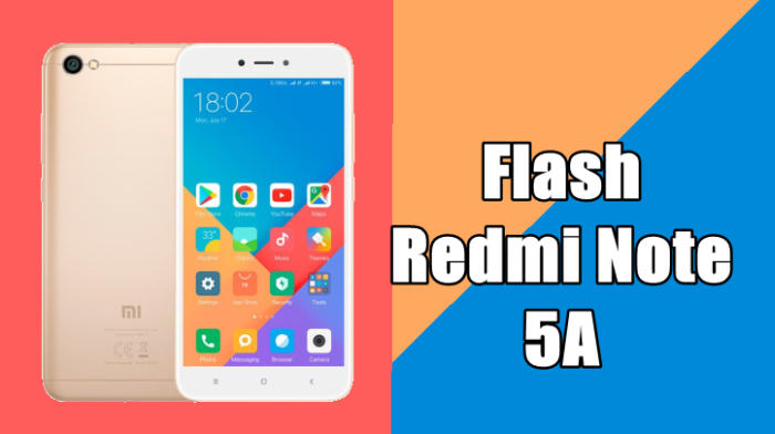 Cara Flash Redmi Note 5A (UGGLITE) Menggunakan MiFlash