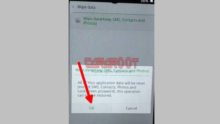 Cara Reset Hp Oppo via ColorOS Recovery