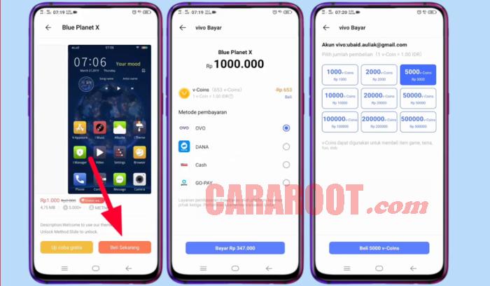 Memilih Metode Pembayaran Dengan v-Coins