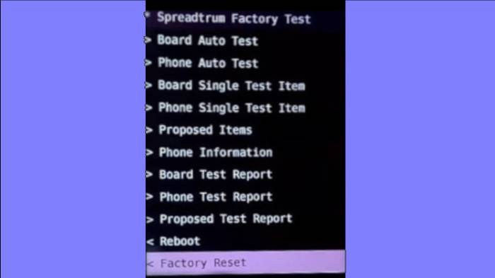 Cara Hard Reset Itel Vision 1 via Spreadtrum Factory Test