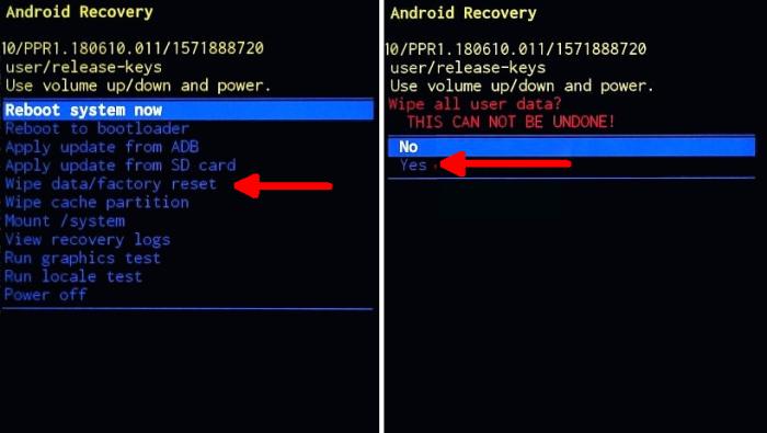 Cara Hard Reset Samsung A12 Lewat Recovery