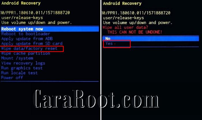 Cara Hard Reset Samsung Galaxy A11 via Recovery