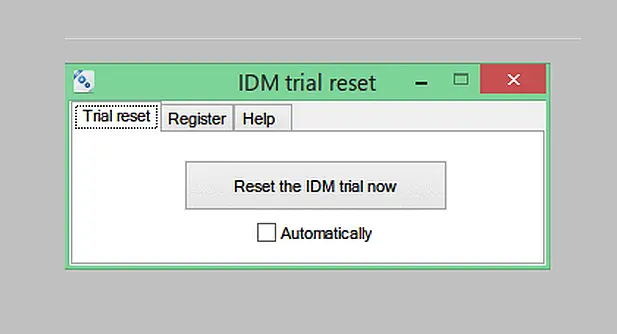 IDM Trial Reset Tool