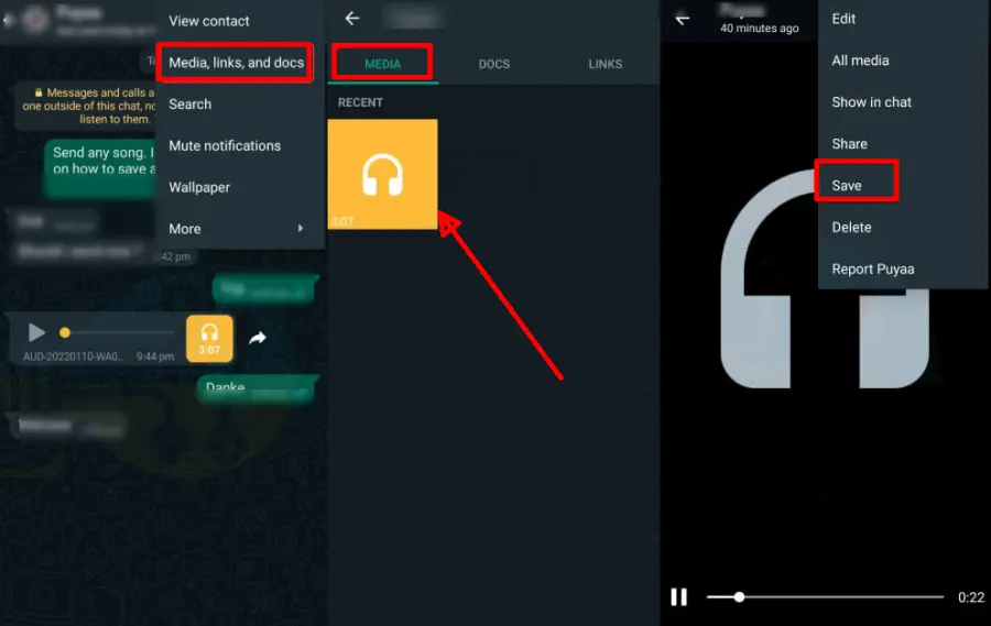 Download Audio WA Secara Manual