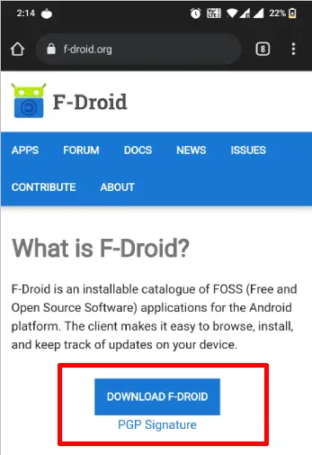 Download F-Droid