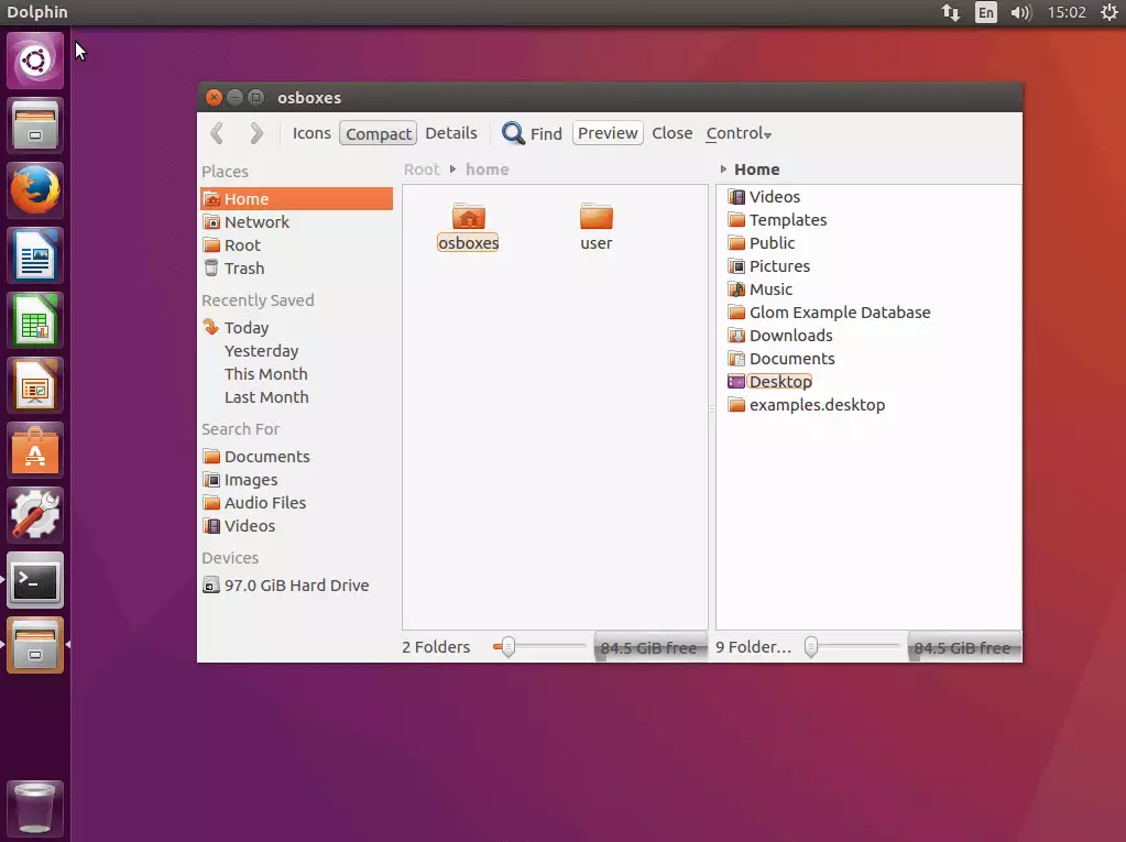 Dolphin File Manager Linux