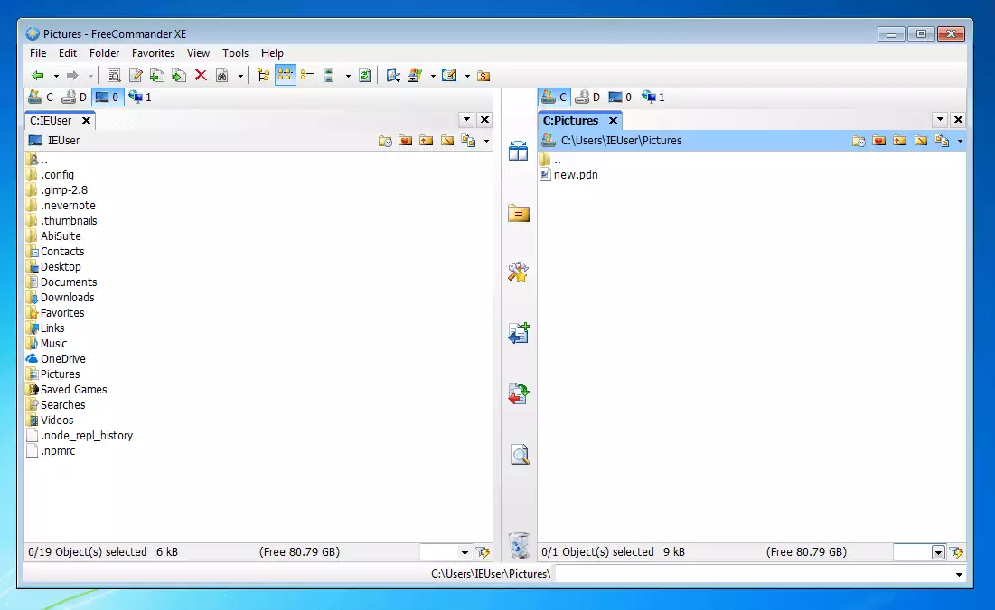 FreeCommander File Manager Windows