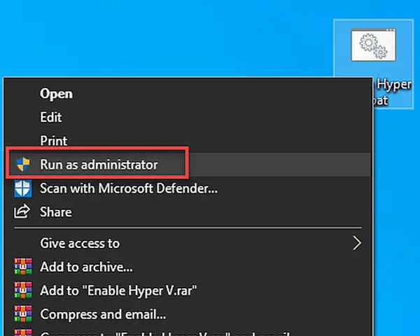 Run as Administrator Windows 10 Home Edition